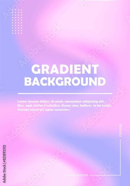 Fototapeta Mystical Pink and Purple Gradient Design, a Soft Background with a Mysterious Style