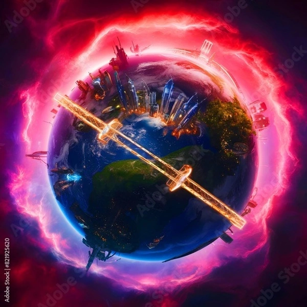 Obraz earth human technology 2090 images