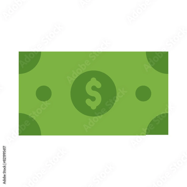 Fototapeta Dollar Vector Flat Icon