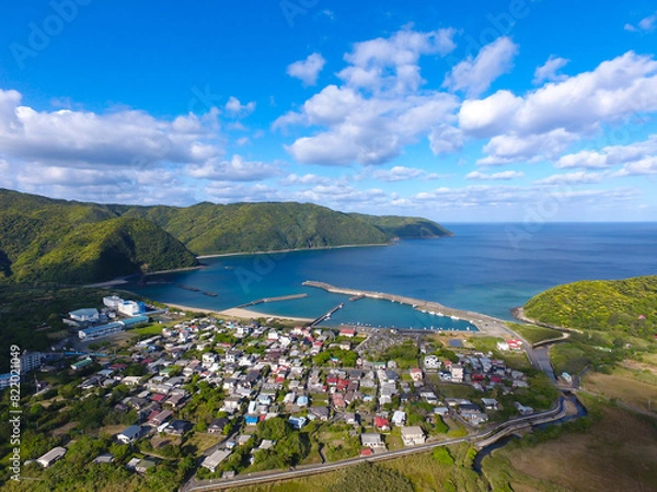 Fototapeta 奄美大島　小湊　空撮