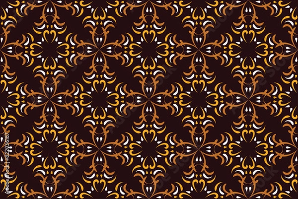 Fototapeta oriental pattern. vintage background with Arabic ornaments. Pattern, background or wallpaper for your design. Textile ornament. Vector illustration.
