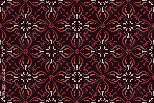 Fototapeta oriental pattern. vintage background with Arabic ornaments. Pattern, background or wallpaper for your design. Textile ornament. Vector illustration.