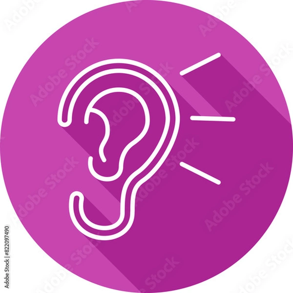 Fototapeta Listening Icon