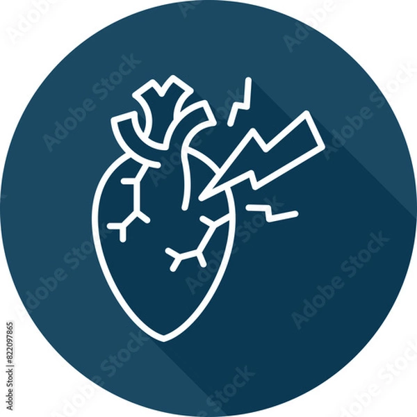Obraz Heart Attack Icon