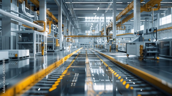 Fototapeta Future Manufacturing: AI-Powered Automation