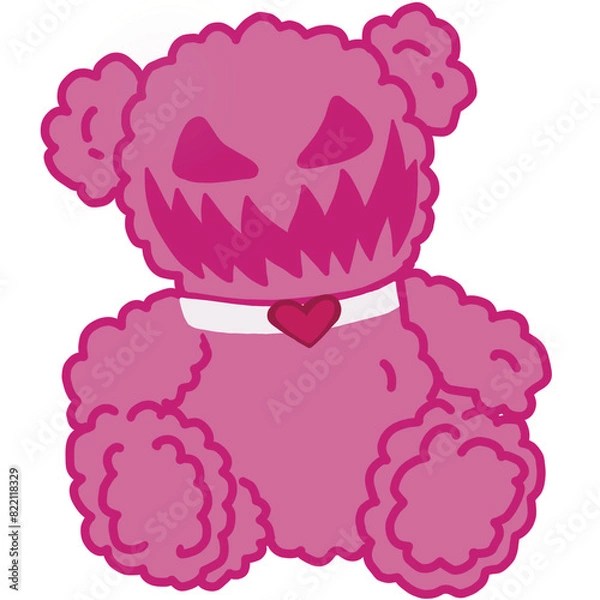 Obraz Pink teddy bear 