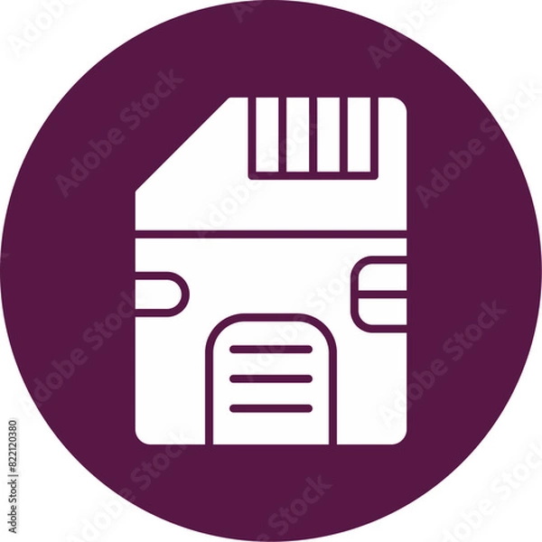 Fototapeta Sd Card Icon