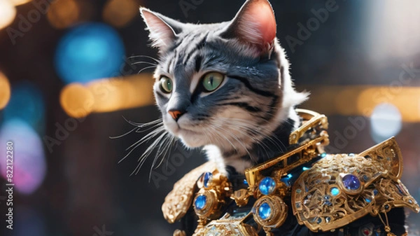 Obraz Cat bot wars hero