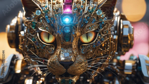 Obraz Cat bot wars hero