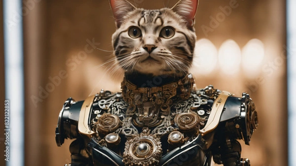Obraz Cat bot wars hero