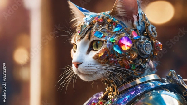 Obraz Cat bot wars hero