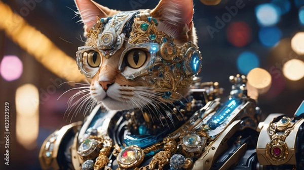 Obraz Cat bot wars hero