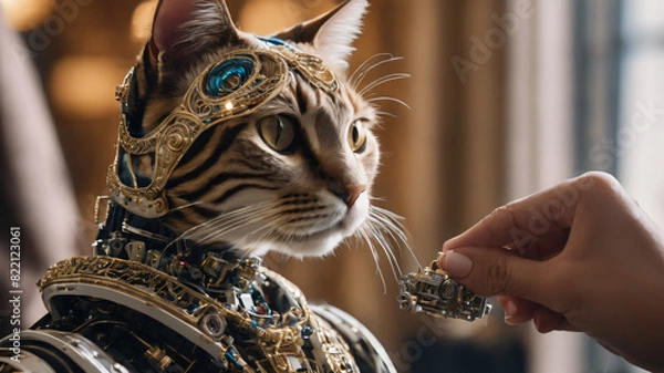 Obraz Cat bot wars hero