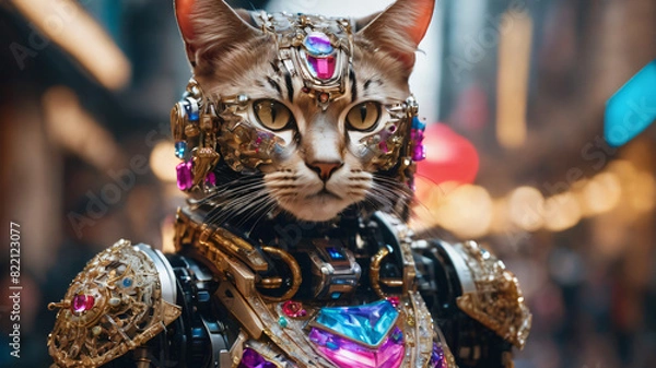 Obraz Cat bot wars hero
