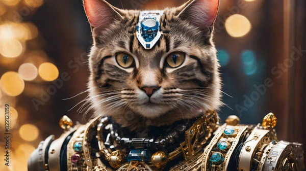 Obraz Cat bot wars hero