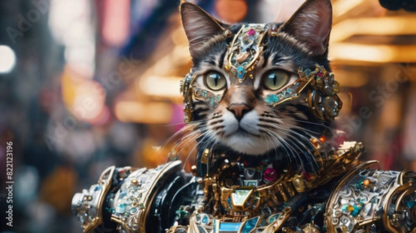 Obraz Cat bot wars hero