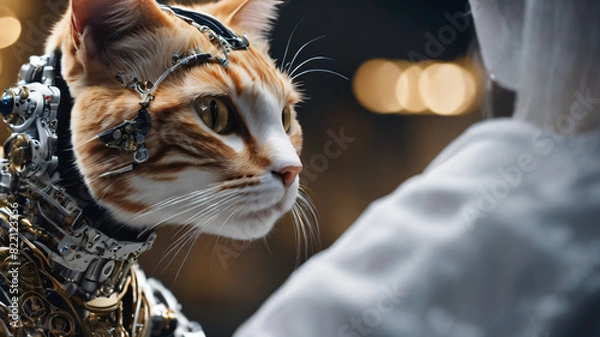 Obraz Cat bot wars hero