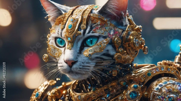 Obraz Cat bot wars hero