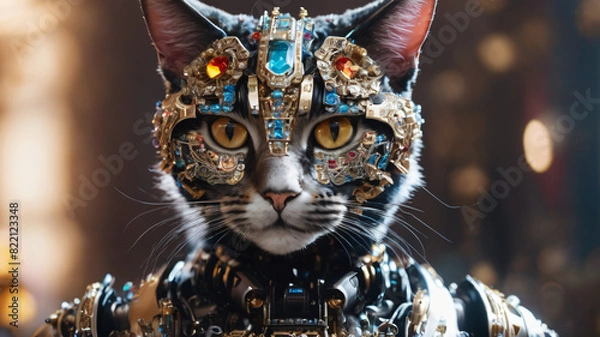 Obraz Cat bot wars hero