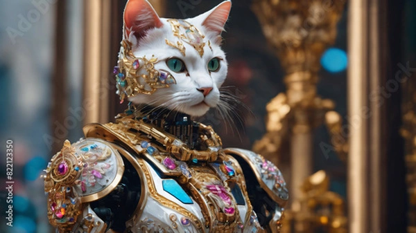 Obraz Cat bot wars hero