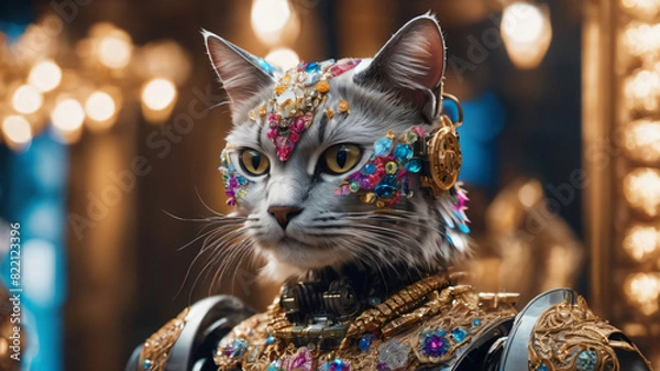 Obraz Cat bot wars hero