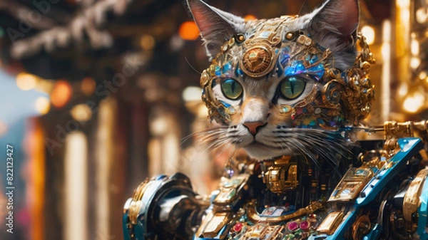 Obraz Cat bot wars hero