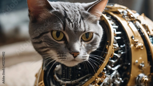 Obraz Cat bot wars hero