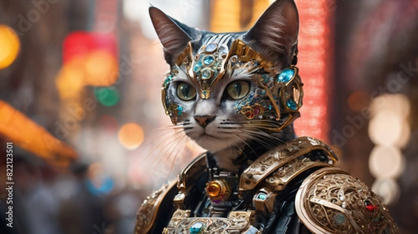 Obraz Cat bot wars hero