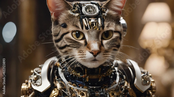 Obraz Cat bot wars hero