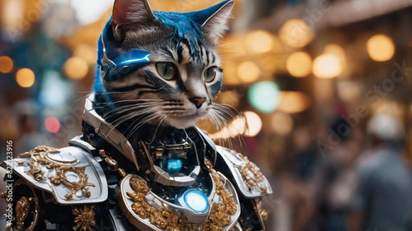 Obraz Cat bot wars hero