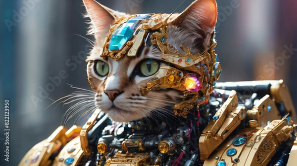 Obraz Cat bot wars hero