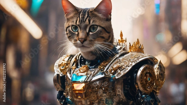 Obraz Cat bot wars hero