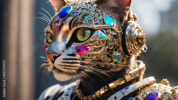 Obraz Cat bot wars hero