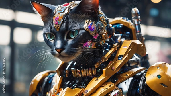 Obraz Cat bot wars hero