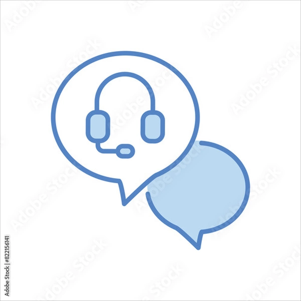 Fototapeta Conversation  Icon editable stock vector icon