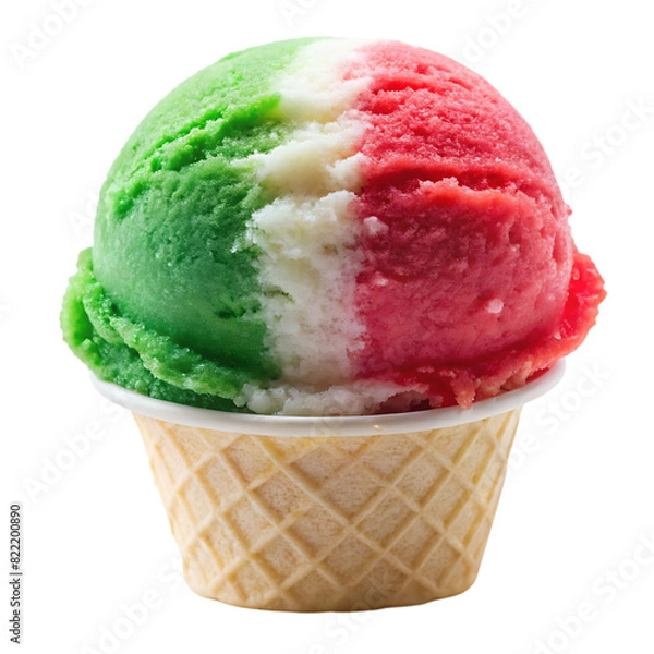 Obraz italian ice transparent background