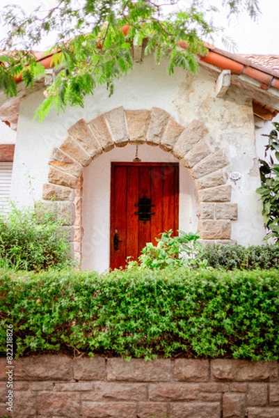 Fototapeta door and window