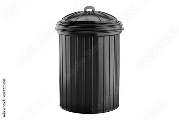Fototapeta Trash can isolated on transparent background