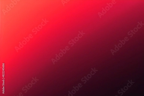 Fototapeta 空の広々とした部屋に、美しさの明暗の透明な赤、グラデーションの平らな壁と床の抽象的なイラスト背景テクスチャ	