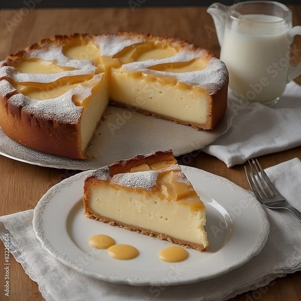 Fototapeta Torte. Generative AI Technologie