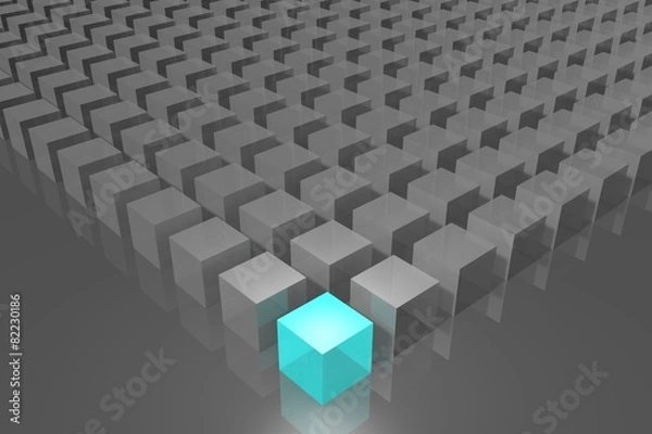 Fototapeta Cubes concept