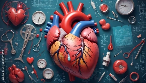 Obraz human heart anatomy