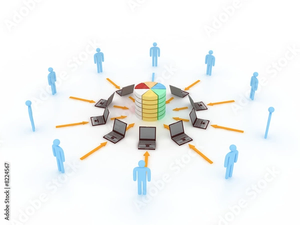 Fototapeta internet concept