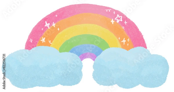 Fototapeta cute rainbow 