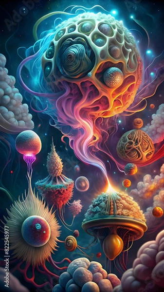 Obraz gaseous serous conducting remembering as one