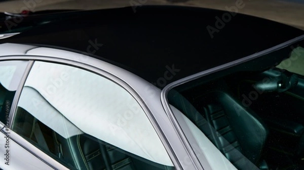 Obraz Black car roof