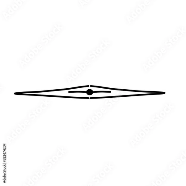 Fototapeta hand drawn text divider