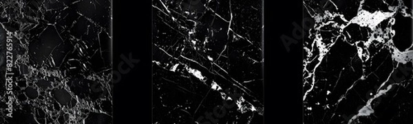 Fototapeta black and marble background concept