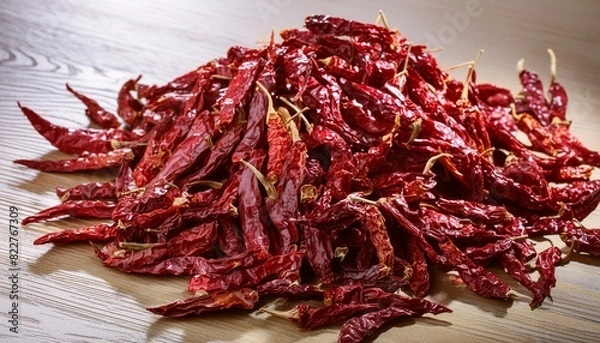 Fototapeta 山盛りのドライ唐辛子３