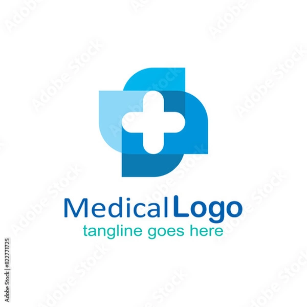 Obraz medical logo vector template illustration design